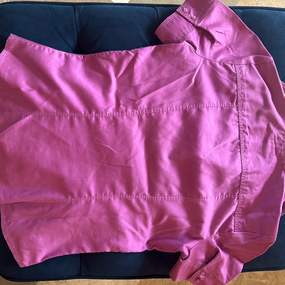 Banana Republic Fuchsia Short Sleeve Shirt